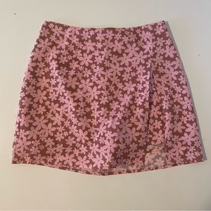 Le Lis Pink Floral Skirt